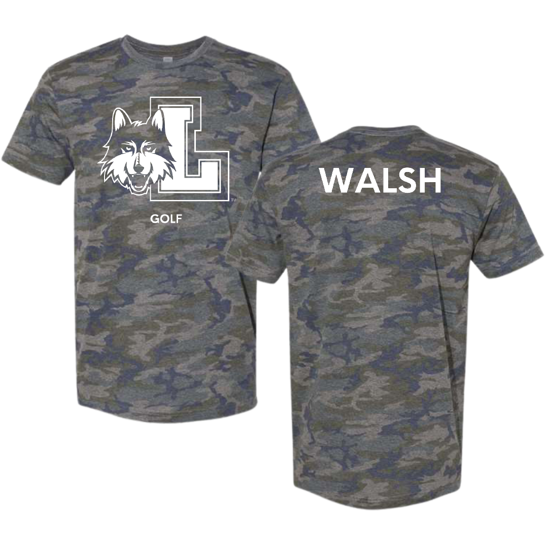 Loyola University-Chicago Golf (M) Vintage Camo Tee - Ryan Walsh