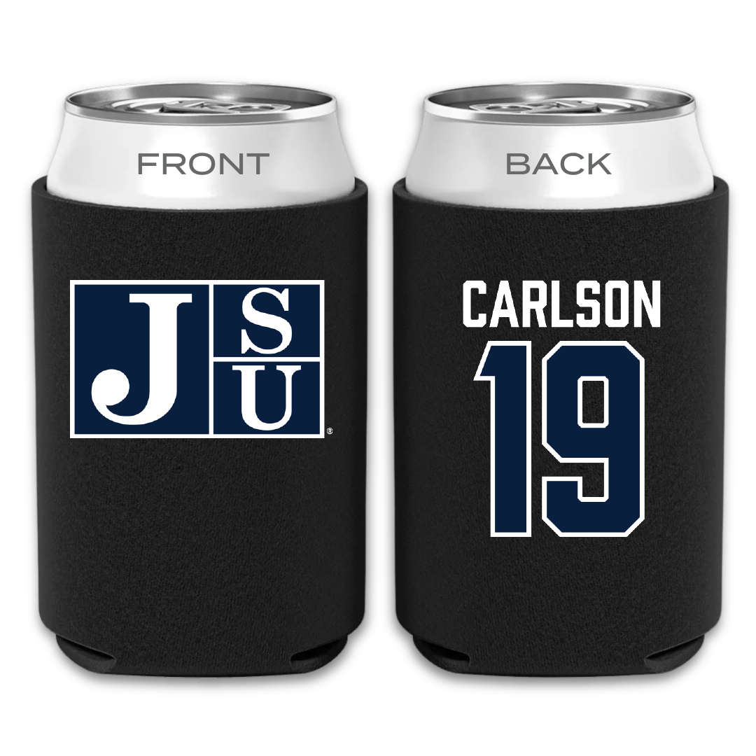 Jackson State University Softball Black Can Cooler - #19 Kristina Carlson