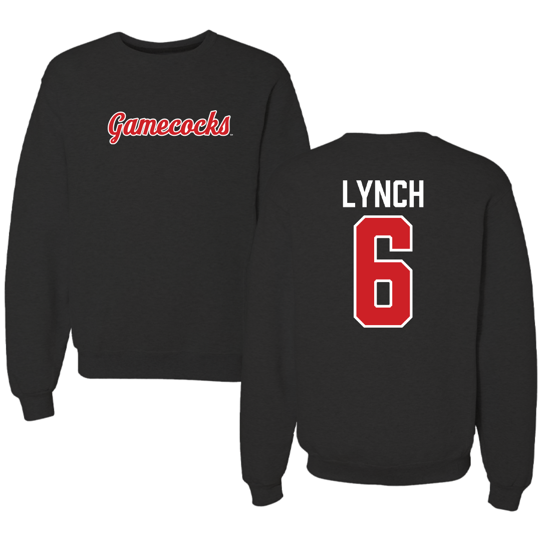 Jacksonville State University Beach Volleyball Black Crewneck - #6 Carley Lynch