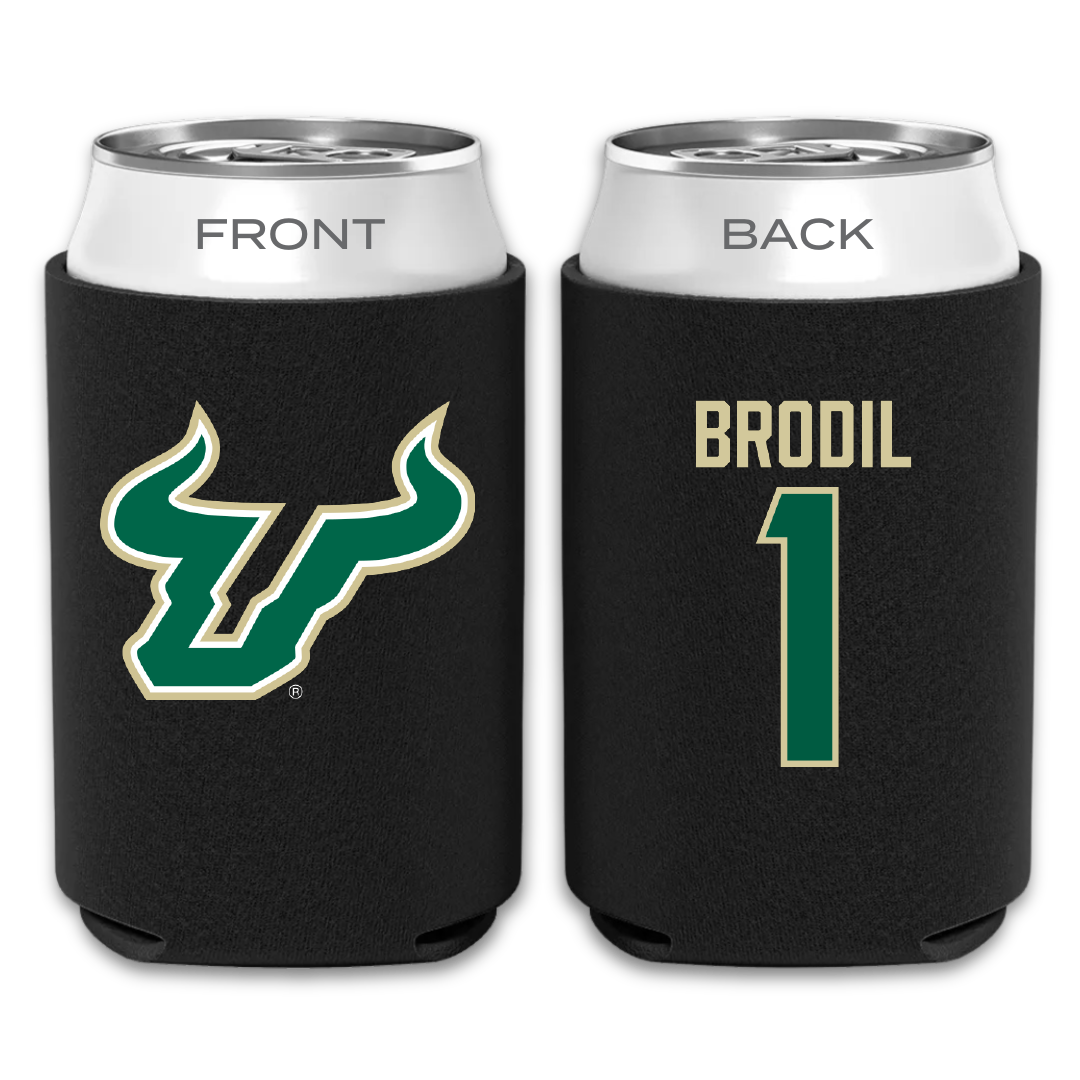 University of South Florida Baseball Black Can Cooler - #1 Marcus Brodil