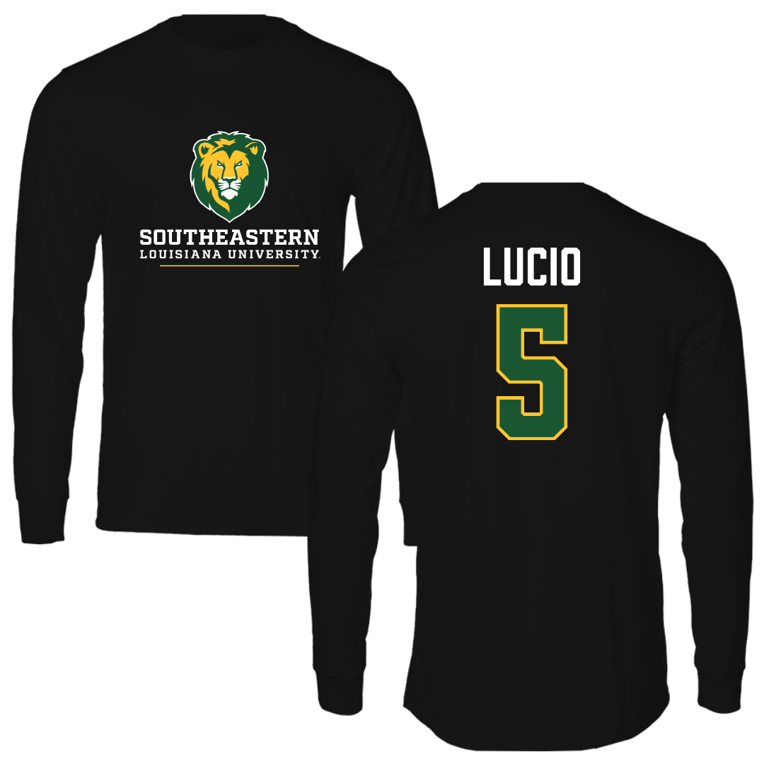 Southeastern Louisiana University Basketball (W) Black Performance Long Sleeve - #5 Emma Lucio
