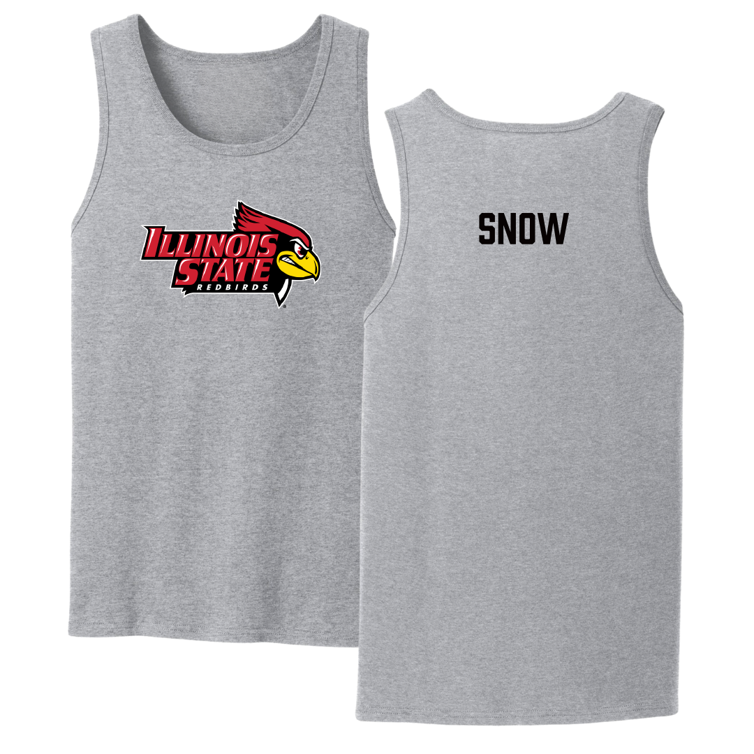 Illinois State University Swimming & Diving Sport Gray Tank Top - Mia Snow