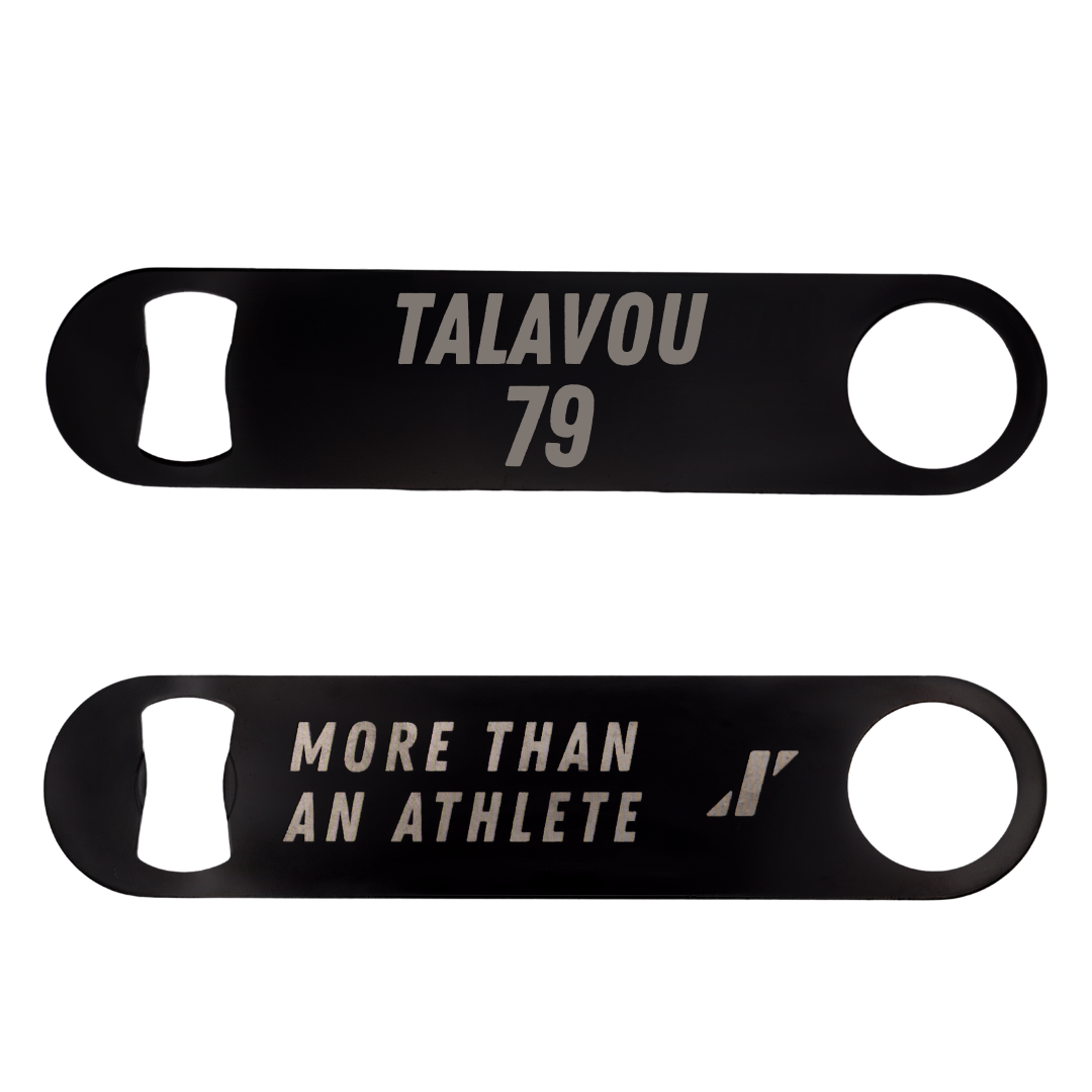 University of San Diego Football Black Bottle Opener - #79 Maicah Talavou