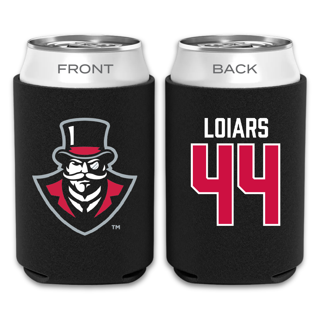 Austin Peay State University Beach Volleyball Black Can Cooler - #44 Emma Loiars