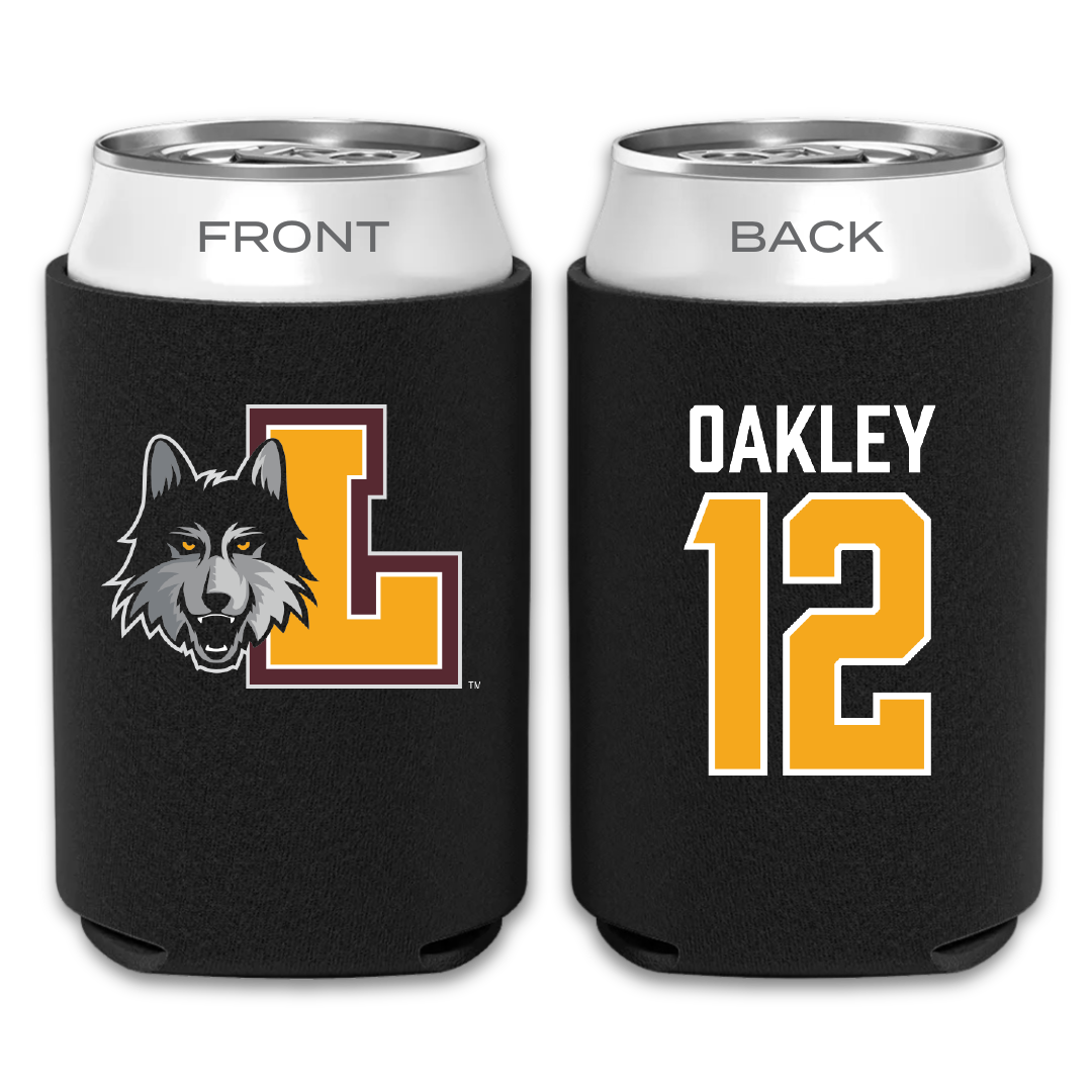 Loyola University-Chicago Volleyball Black Can Cooler - #12 Matt Oakley