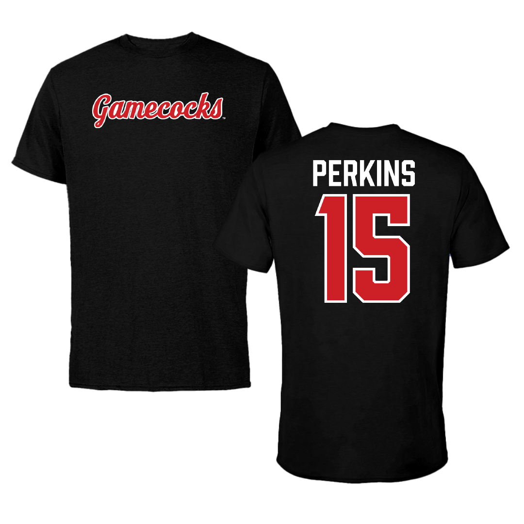 Jacksonville State University Softball Black Performance Tee - #15 Abbi Perkins