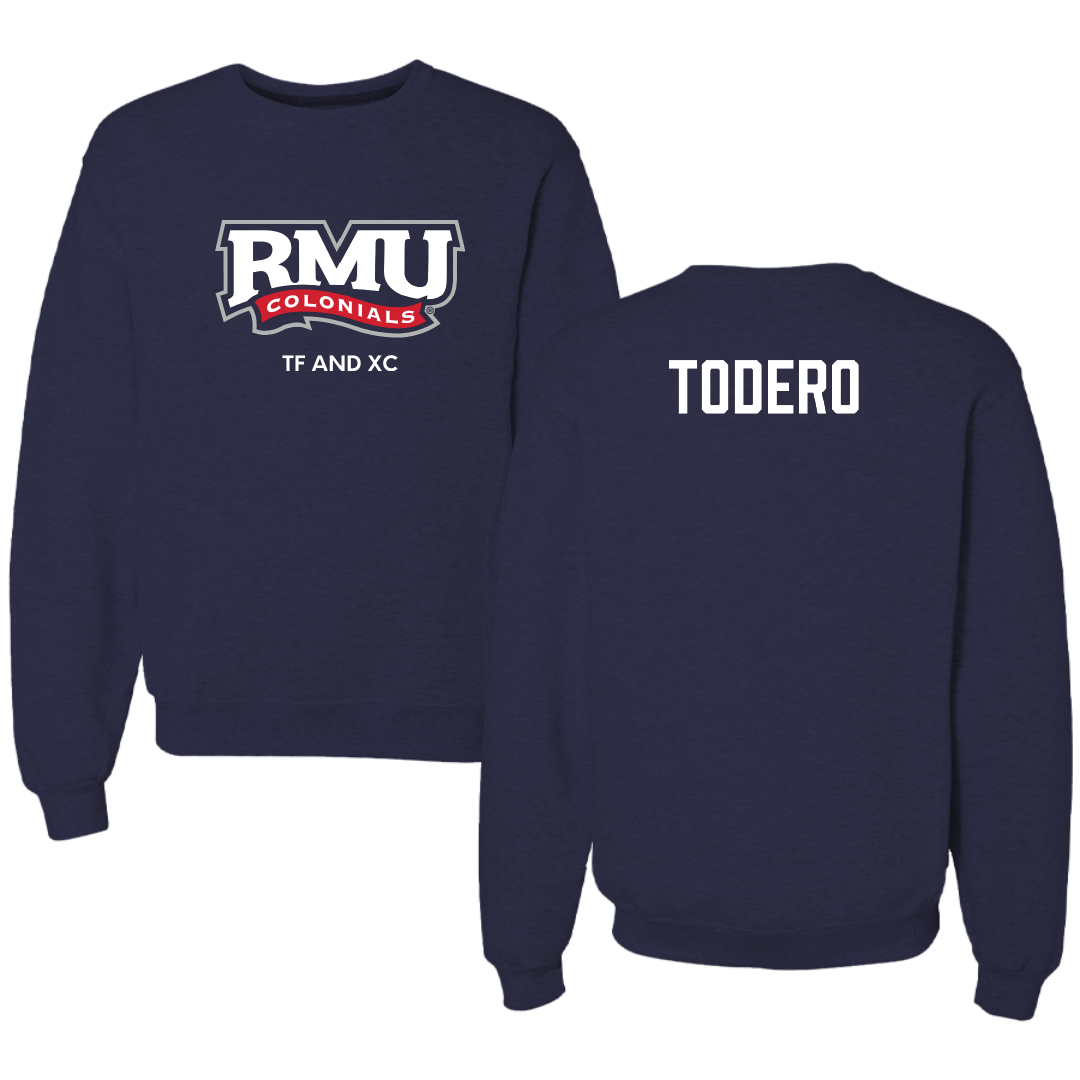 Robert Morris University TF and XC Navy RMU Crewneck - Rayna Todero