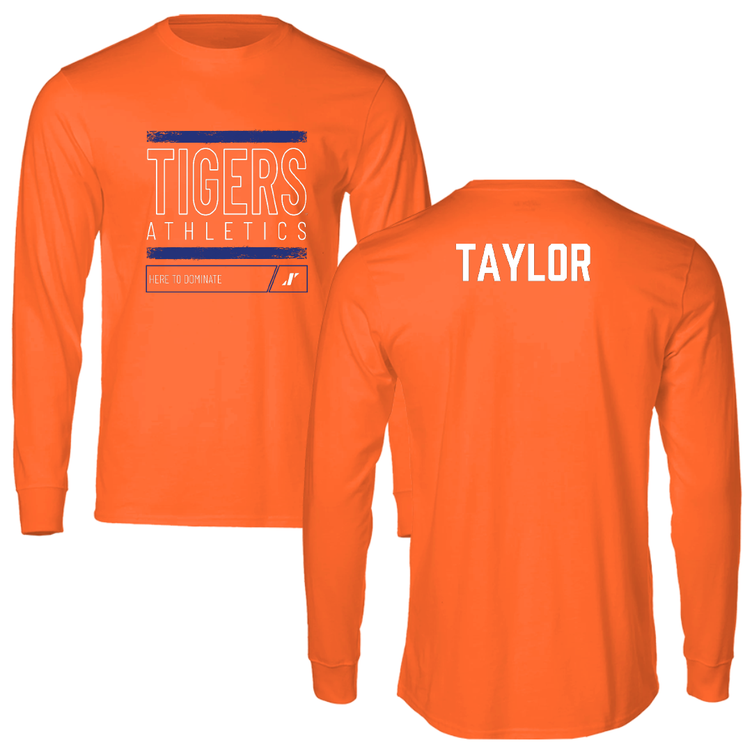 Savannah State University TF and XC Orange Dominate Long Sleeve - Victoria Taylor