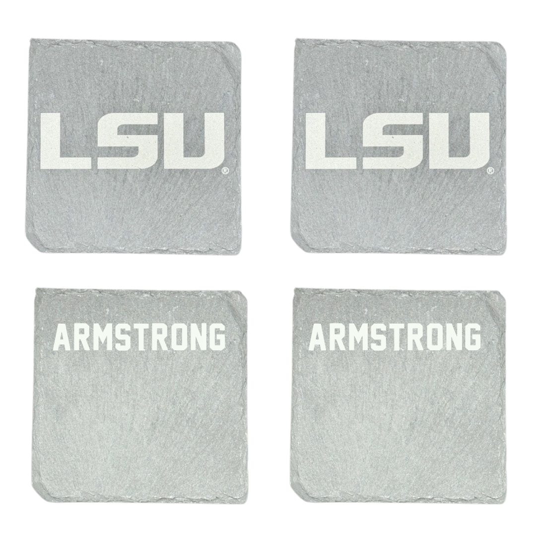 Louisiana State University TF and XC Stone Coaster (4 Pack)  - Alia Armstrong