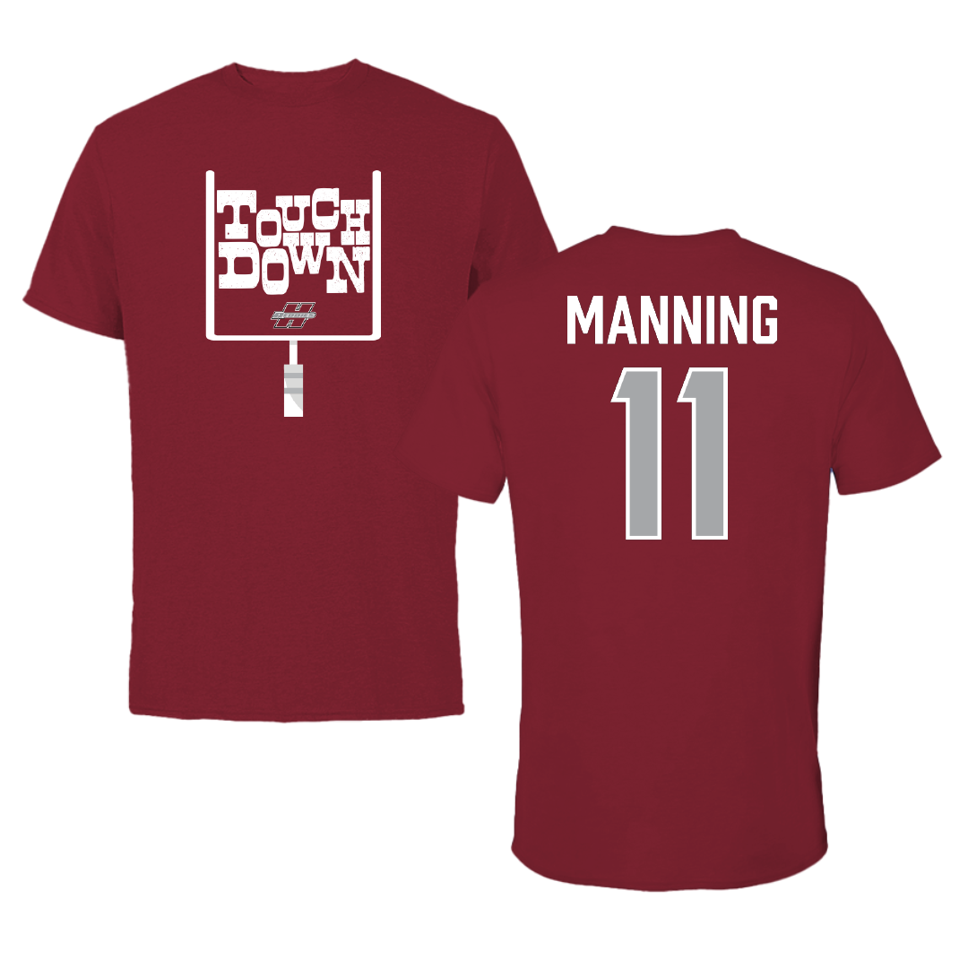 Henderson State University Football Cardinal Touchdown Tee - #11 Paul Manning