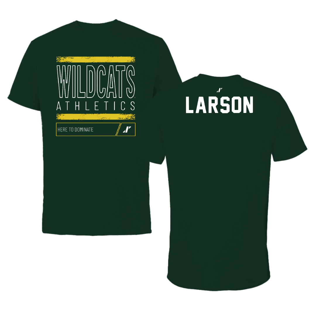 Northern Michigan University TF and XC Forest Green Dominate Tee - Ahna Larson