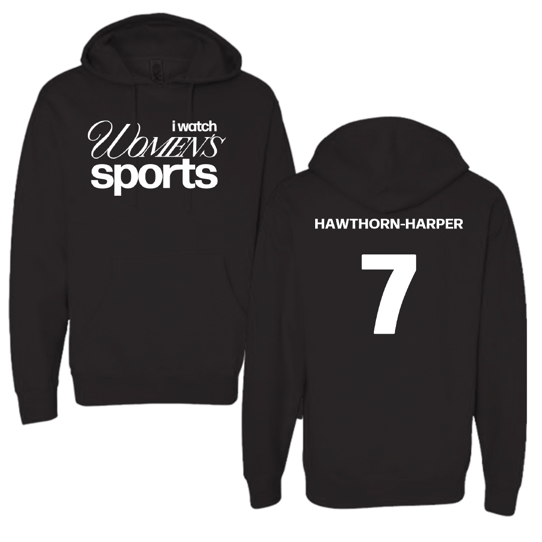 Jackson State University Soccer Black WHM Hoodie - #7 Ryanne Hawthorn-Harper