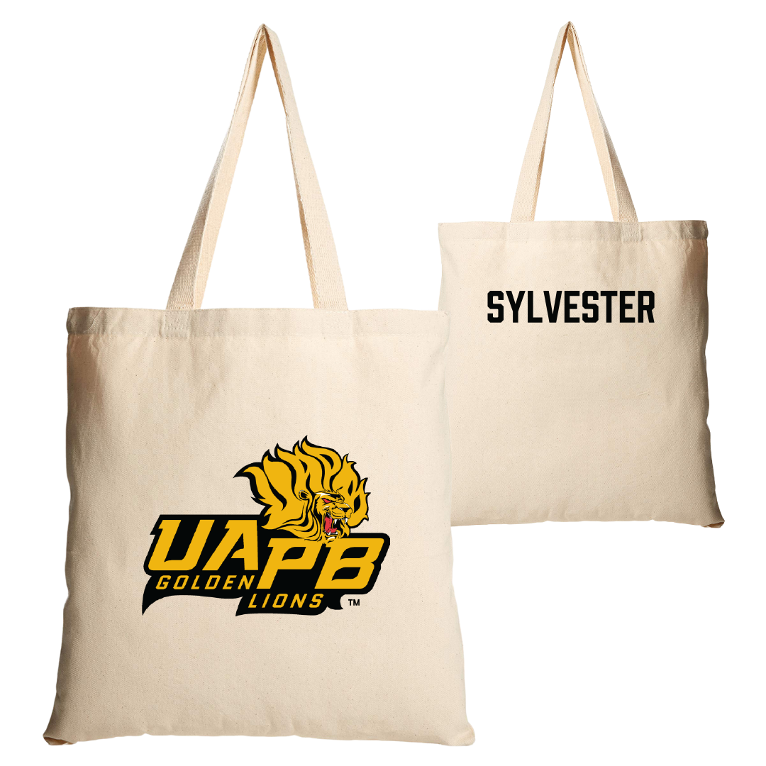 University of Arkansas-Pine Bluff TF and XC Tan Canvas Tote Bag - Jared Sylvester