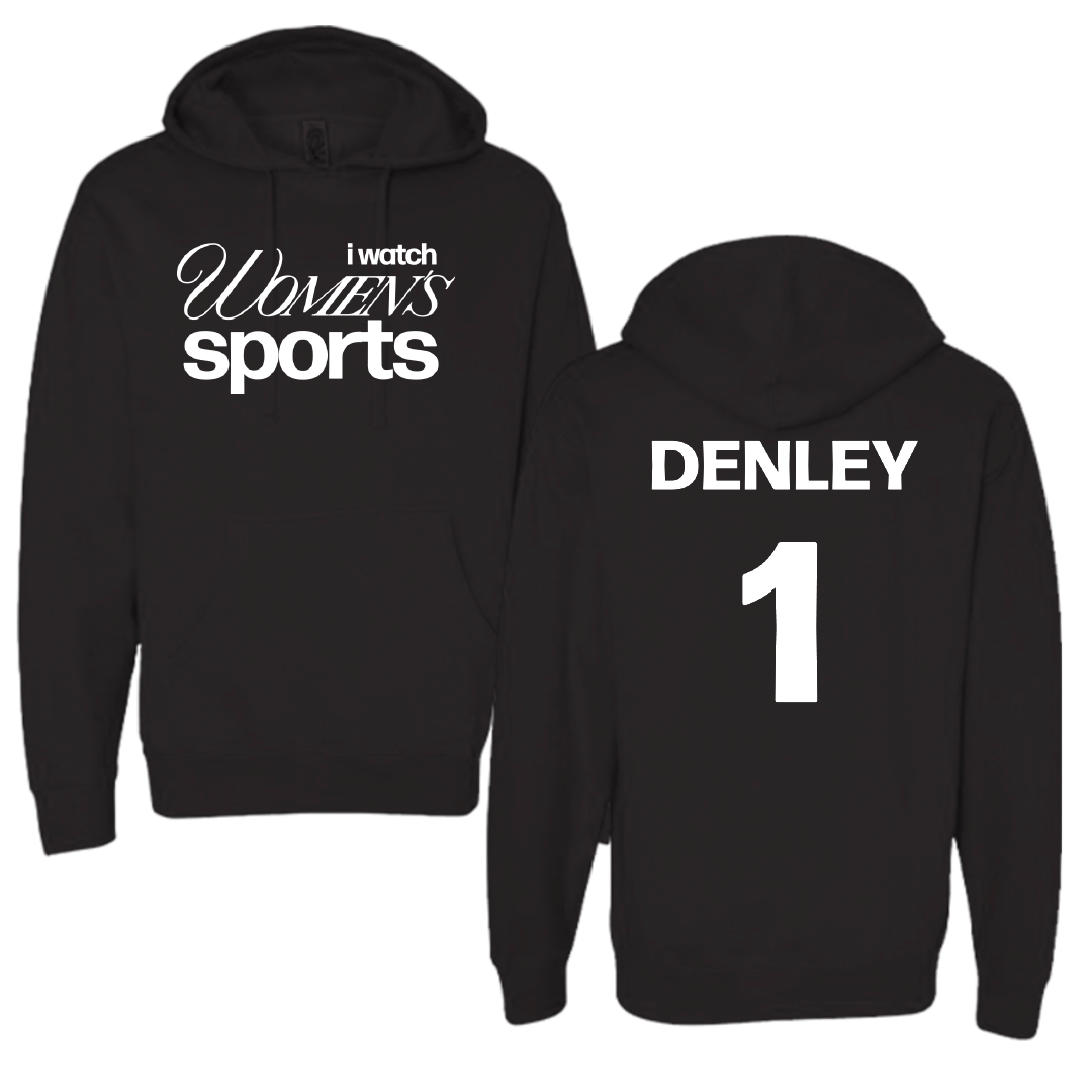 Lamar University Basketball Black WHM Hoodie - #1 Jacei Denley