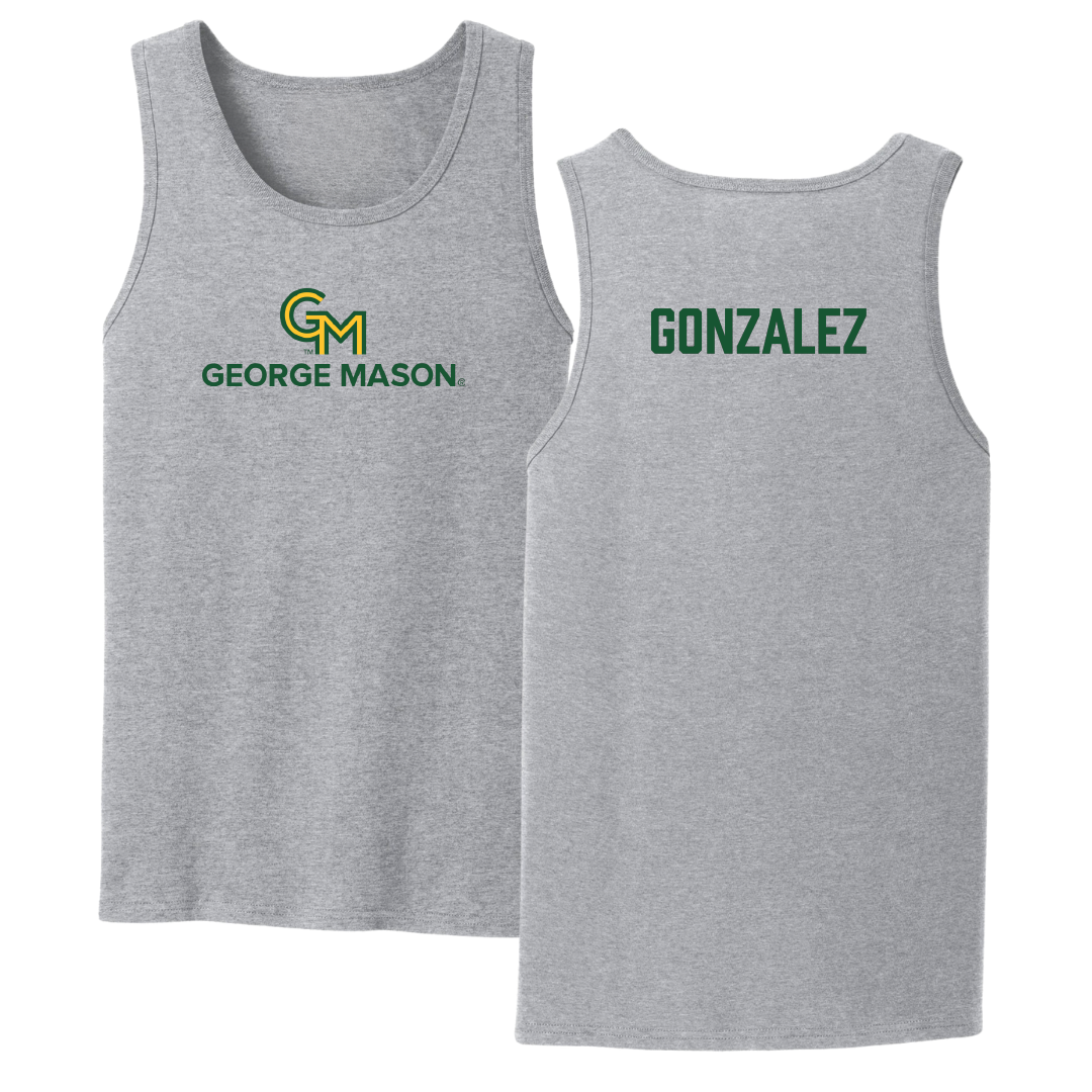 George Mason University Rowing Sport Gray Tank Top - Gabriella Gonzalez