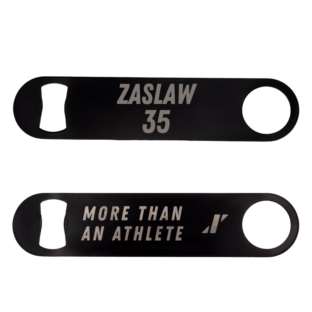 Bryant University Baseball Black Bottle Opener - #35 Sean Zaslaw