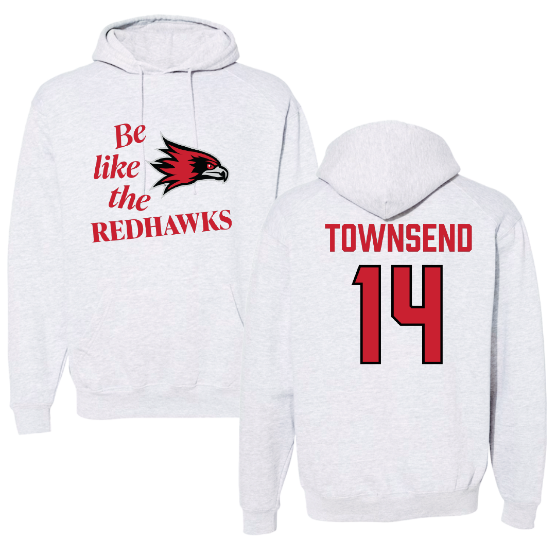 Southeast Missouri State University Football Light Gray Be Like Us Hoodie - #14 Amare Townsend