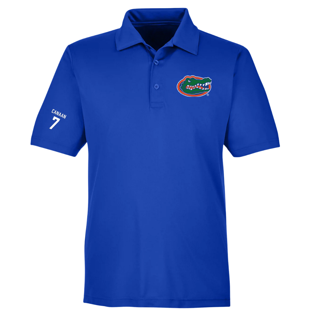 University of Florida Volleyball (W) Blue Polo - #7 Emily Canaan