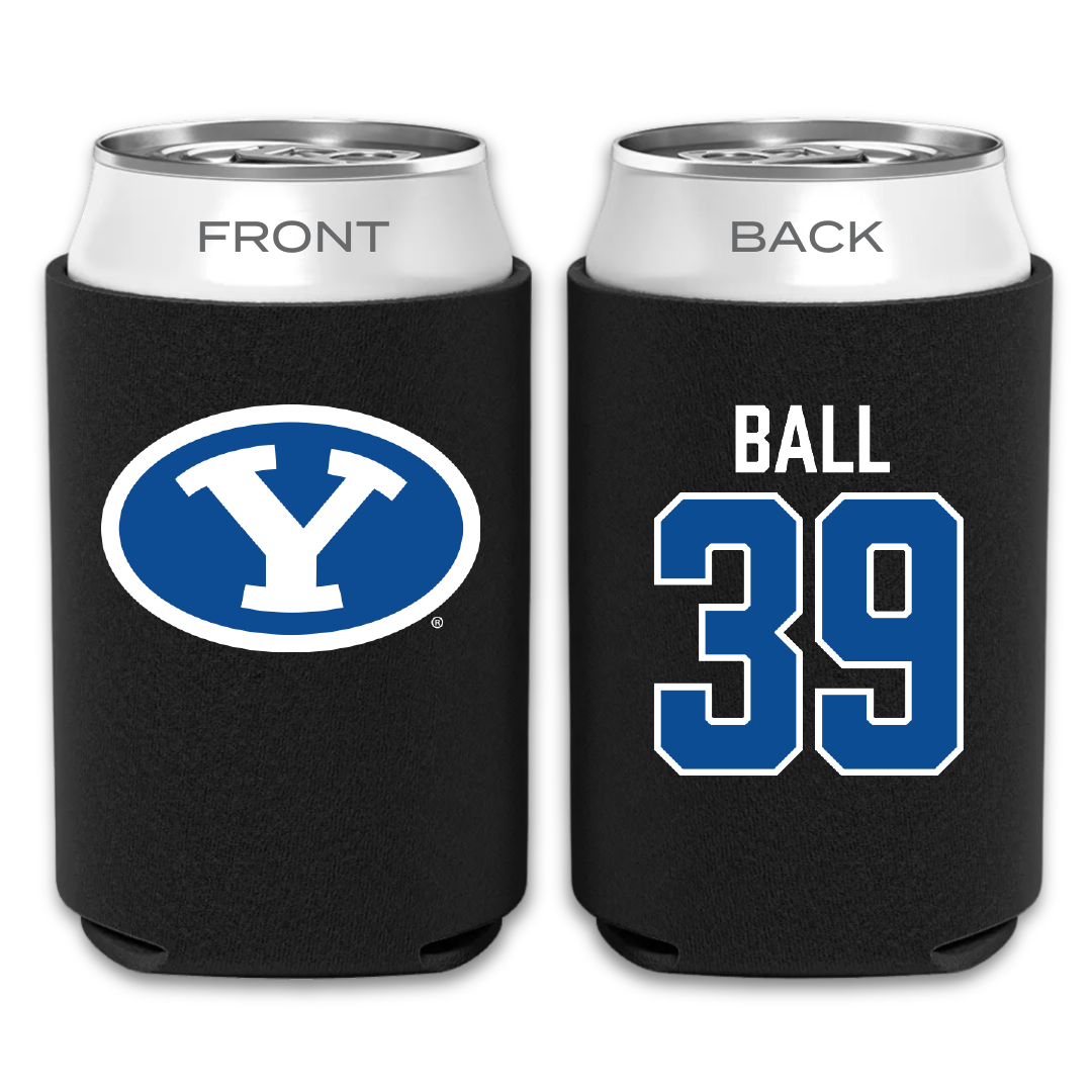 Brigham Young University Baseball Black Can Cooler - #39 Nicholas Ball
