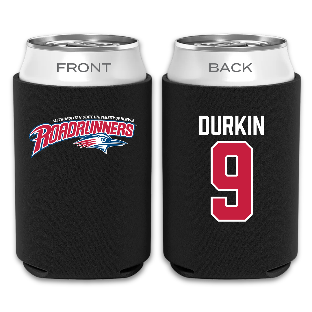Metropolitan State University of Denver Soccer Black Can Cooler - #9 Isa Durkin