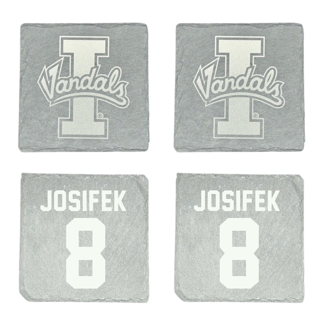 University of Idaho Football Stone Coaster (4 Pack)  - #8 Nicholas Josifek