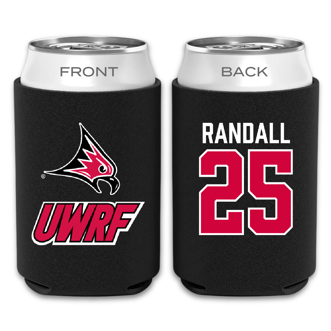 University of Wisconsin-River Falls Football Black Can Cooler - #25 Isaiah Randall