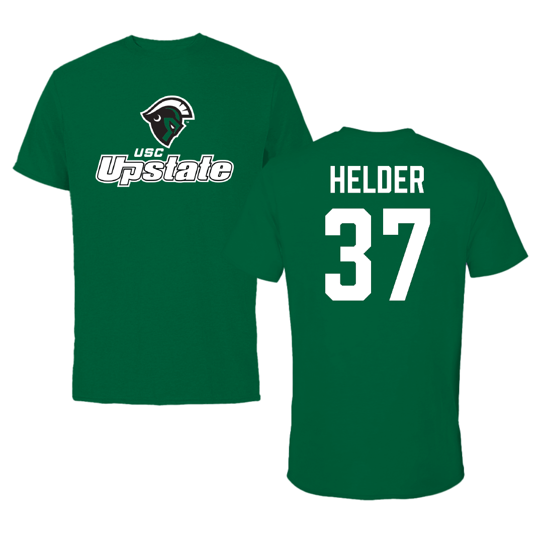 University of South Carolina-Upstate Baseball Green Upstate Tee - #37 Gabe Helder