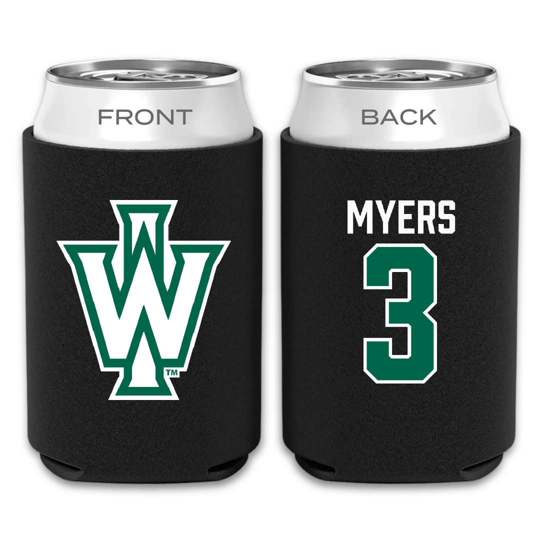 Illinois Wesleyan University Volleyball Black Can Cooler - #3 Ryan Myers
