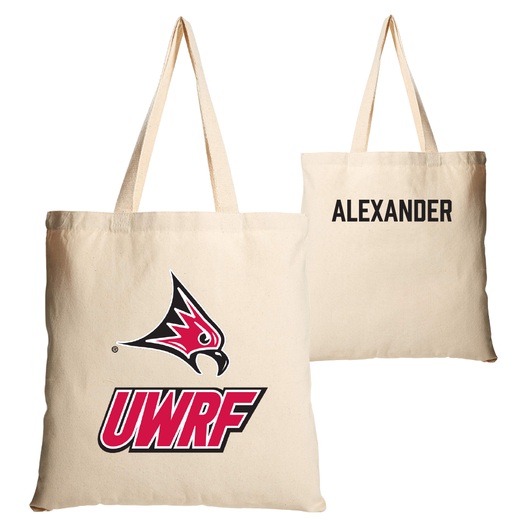 University of Wisconsin-River Falls TF and XC Tan Canvas Tote Bag - Joel Alexander
