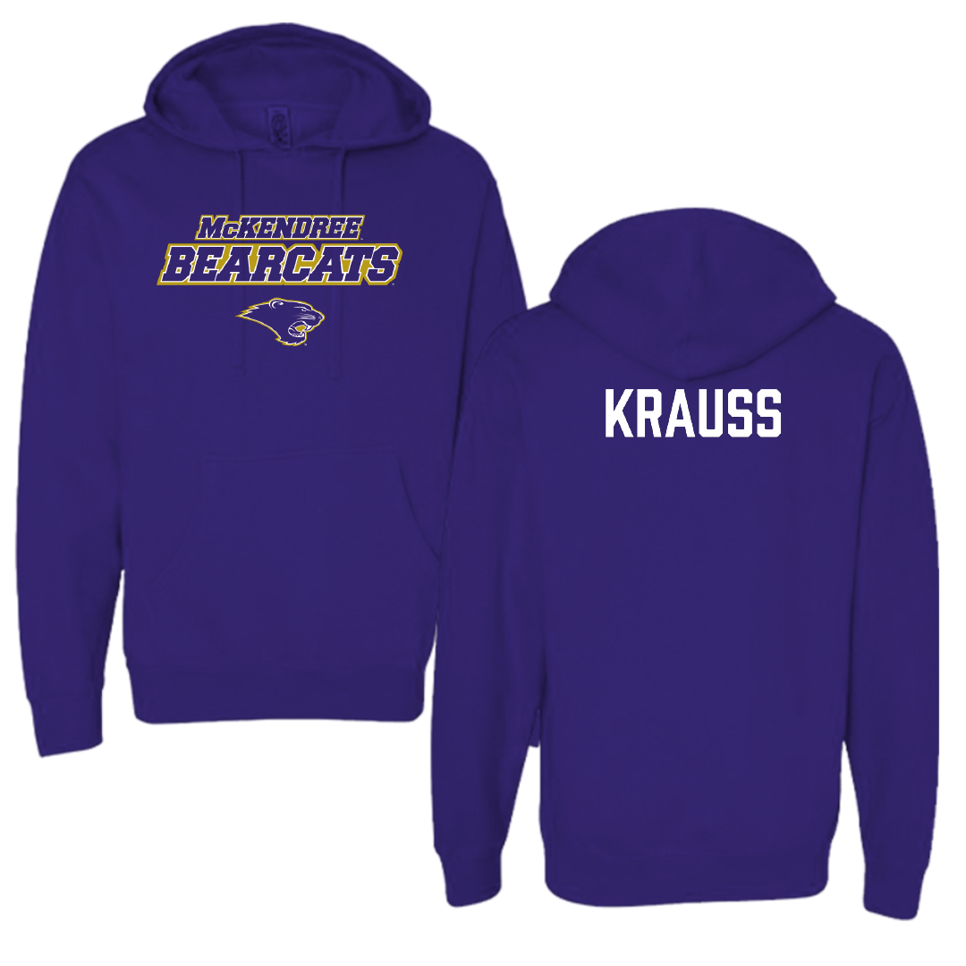 McKendree University Wrestling Purple General Hoodie - Lydia Krauss