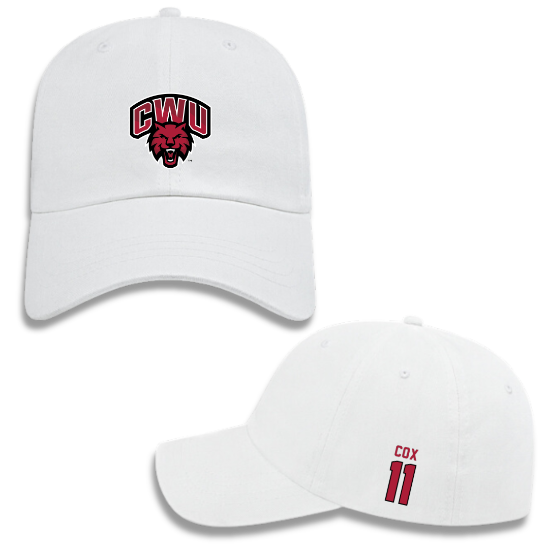 Central Washington University Volleyball (W) White Hat - #11 Lacy Cox