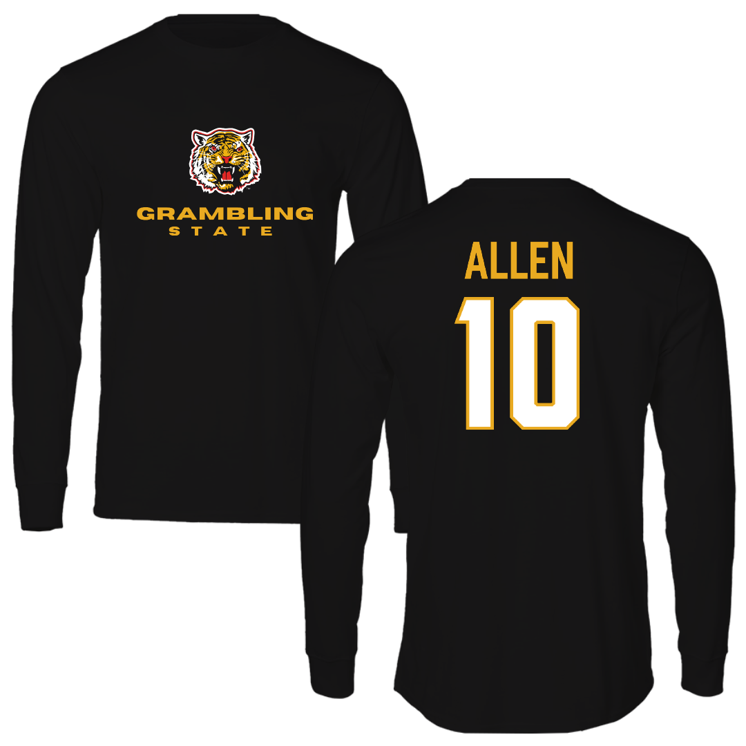 Grambling State University Baseball Black Long Sleeve - #10 Payton Allen