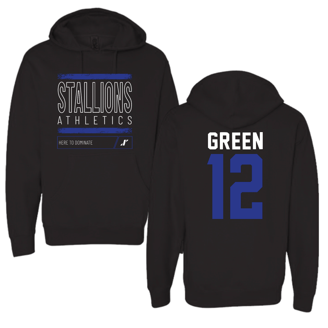 North American University Basketball Black Dominate Hoodie - #12 Desmond Green