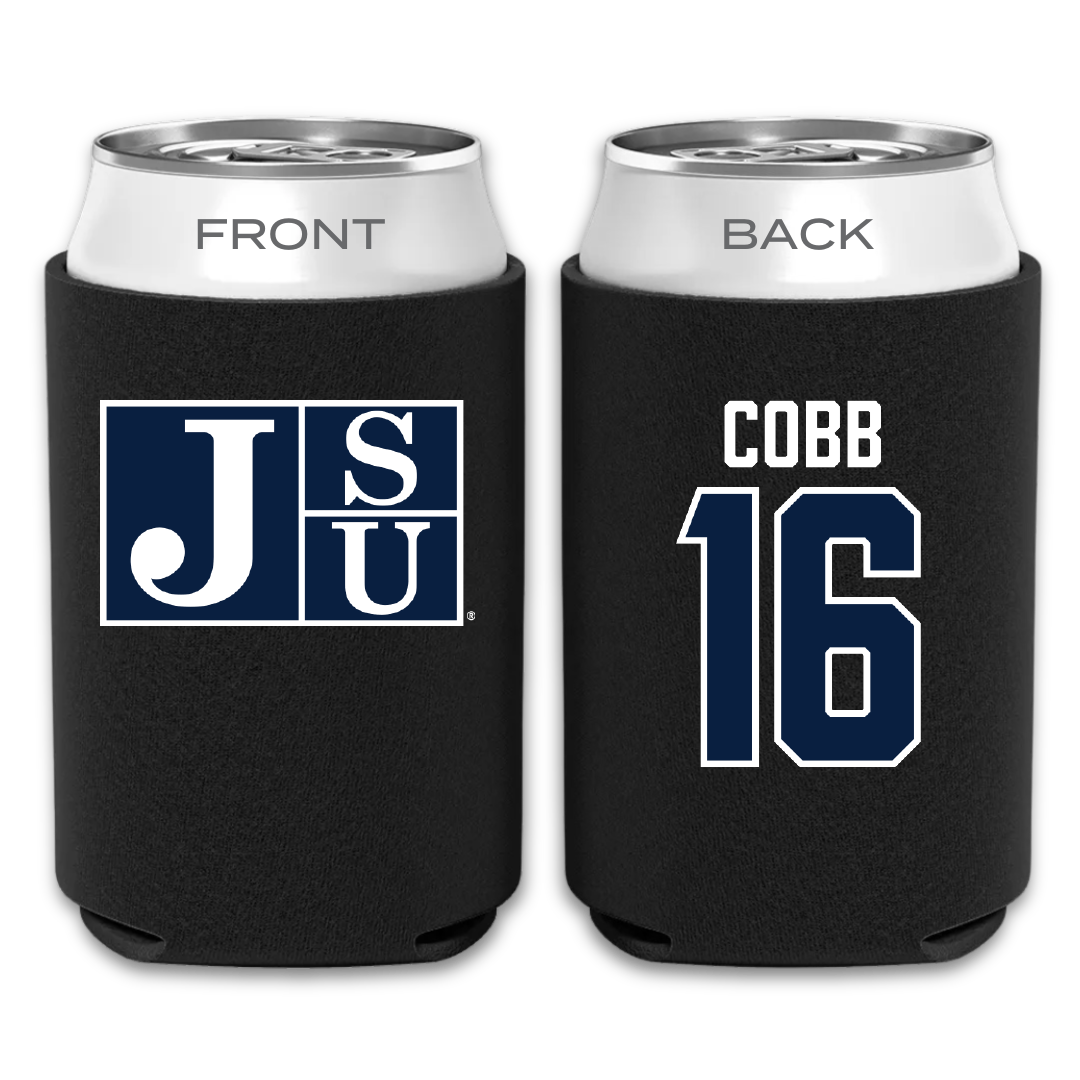 Jackson State University Soccer Black Can Cooler - #16 Olivia Cobb