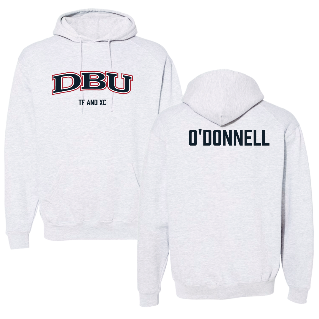 Dallas Baptist University TF and XC Light Gray Hoodie - Emme O'Donnell