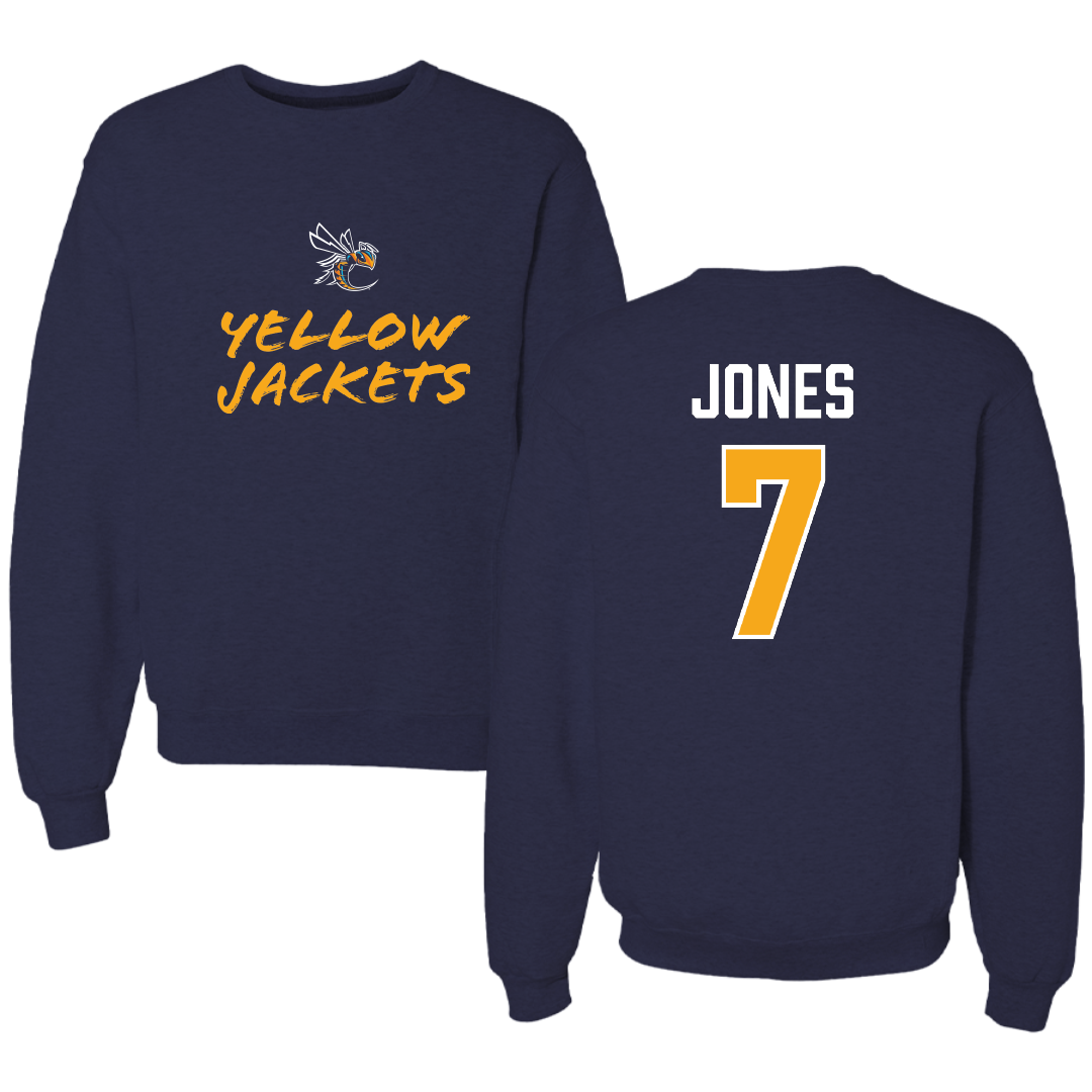 Cedarville University Softball Navy General Crewneck - #7 Madison Jones