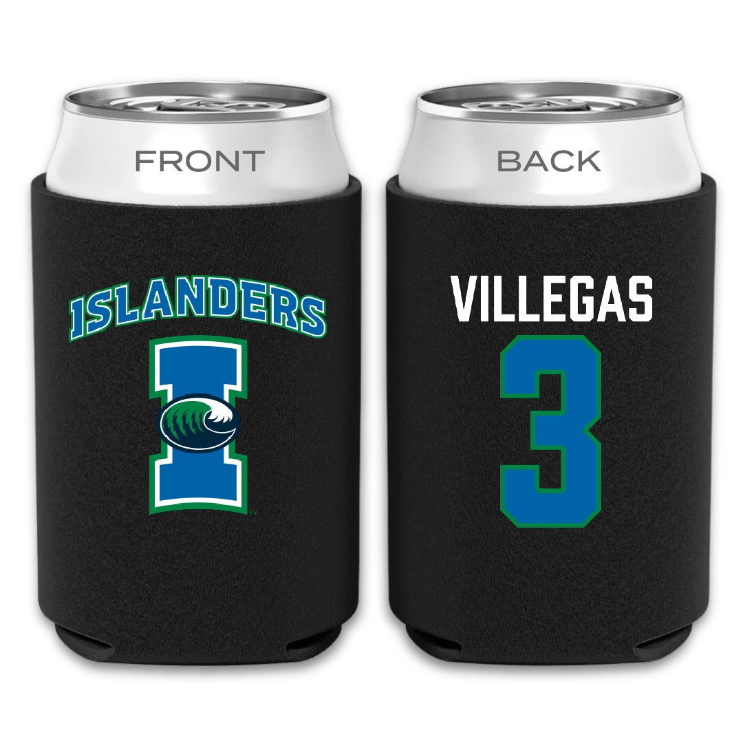 Texas A&M University-Corpus Christi Basketball Black Can Cooler - #3 Christian Villegas