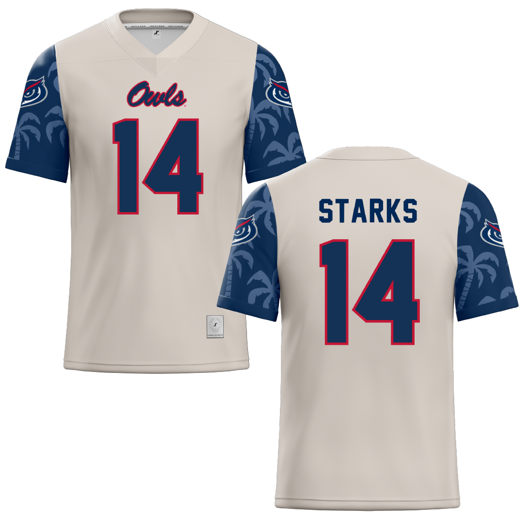 Florida Atlantic University Sand Football Jersey - #14 Tyriq Starks