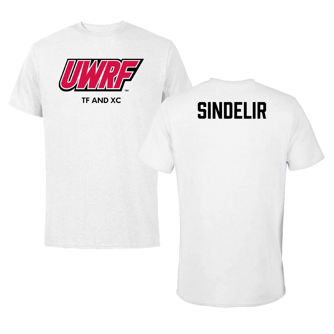 University of Wisconsin-River Falls TF and XC White Block Tee - Brady Sindelir