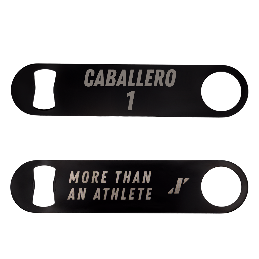 Metropolitan State University of Denver Soccer Black Bottle Opener - #1 Kayla Caballero
