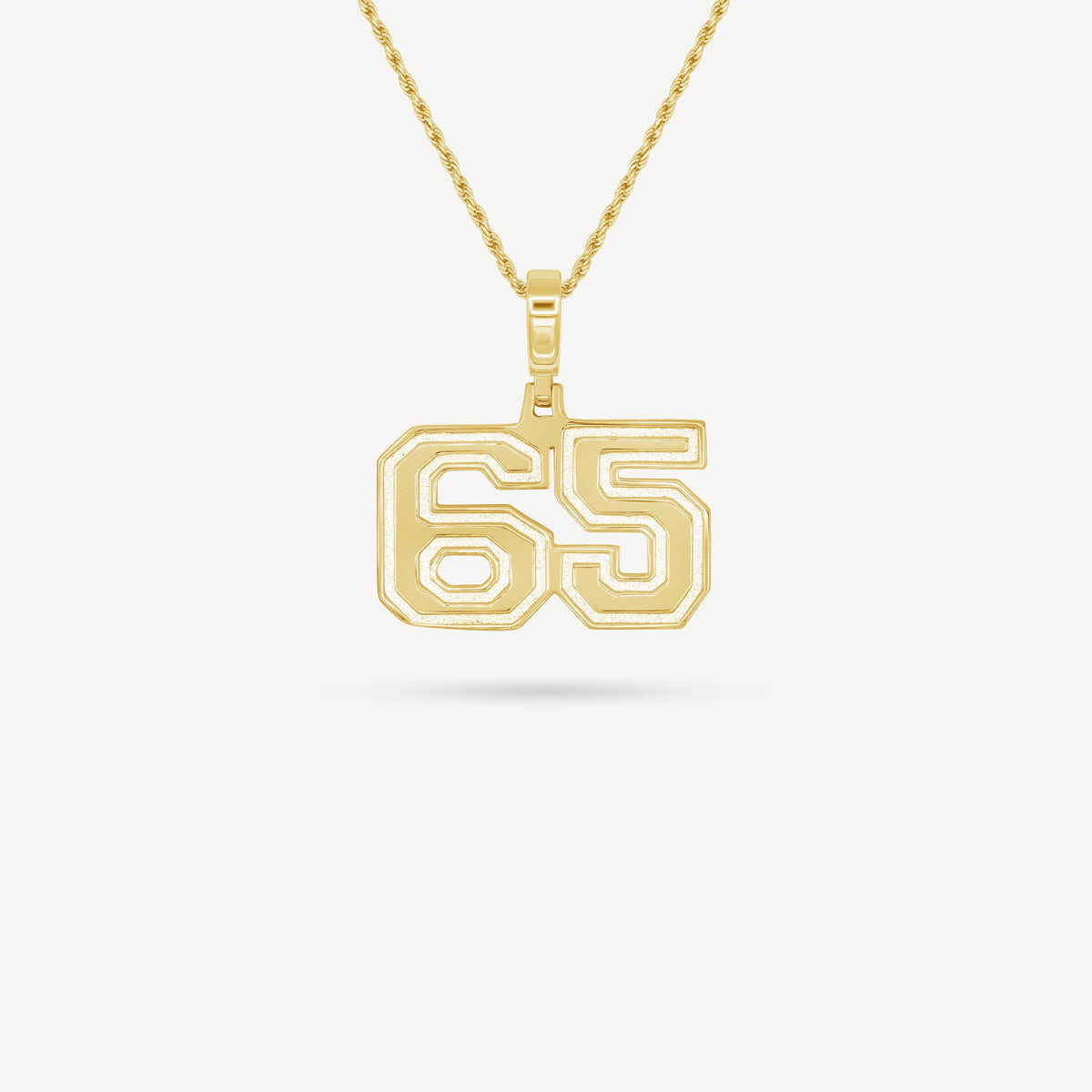 Gold Presidents Pendant and Chain - #65 Miada Jones