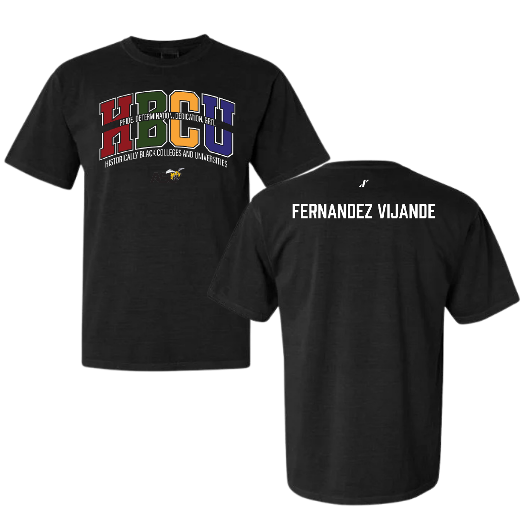 Alabama State University Golf Black HBCU Comfort Colors Tee - Yaiza Fernandez Vijande