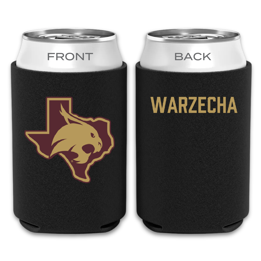 Texas State University TF and XC Black Can Cooler - Connor Warzecha