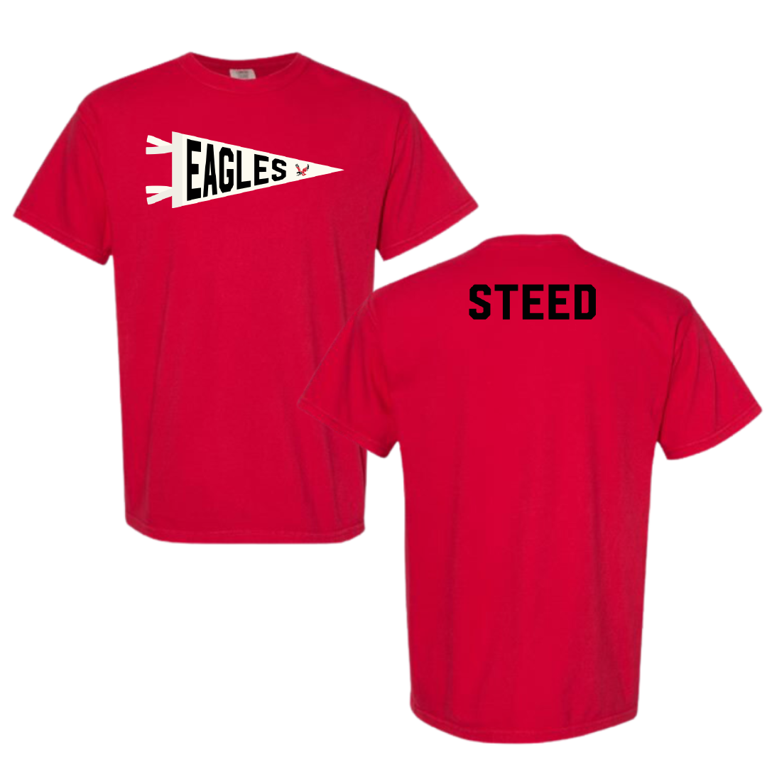Eastern Washington University TF and XC Red Pennant Comfort Colors Tee - Austin Steed