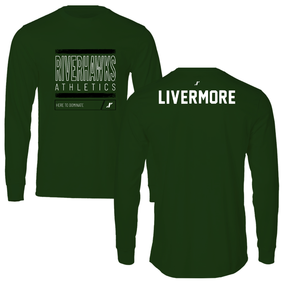 Northeastern State University Golf Forest Green Dominate Long Sleeve - Will Livermore
