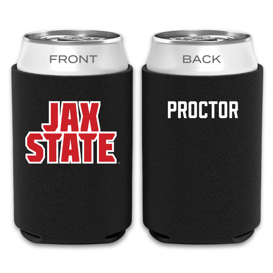 Jacksonville State University TF and XC Black Can Cooler - JR Proctor