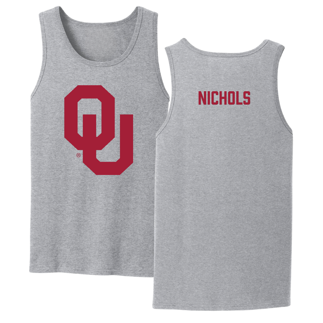 University of Oklahoma Wrestling Sport Gray Tank Top - Ryan Nichols