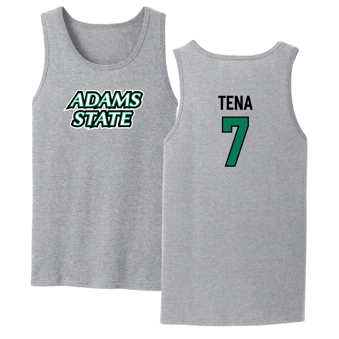 Adams State University Soccer Sport Gray Tank Top - #7 Colette Tena