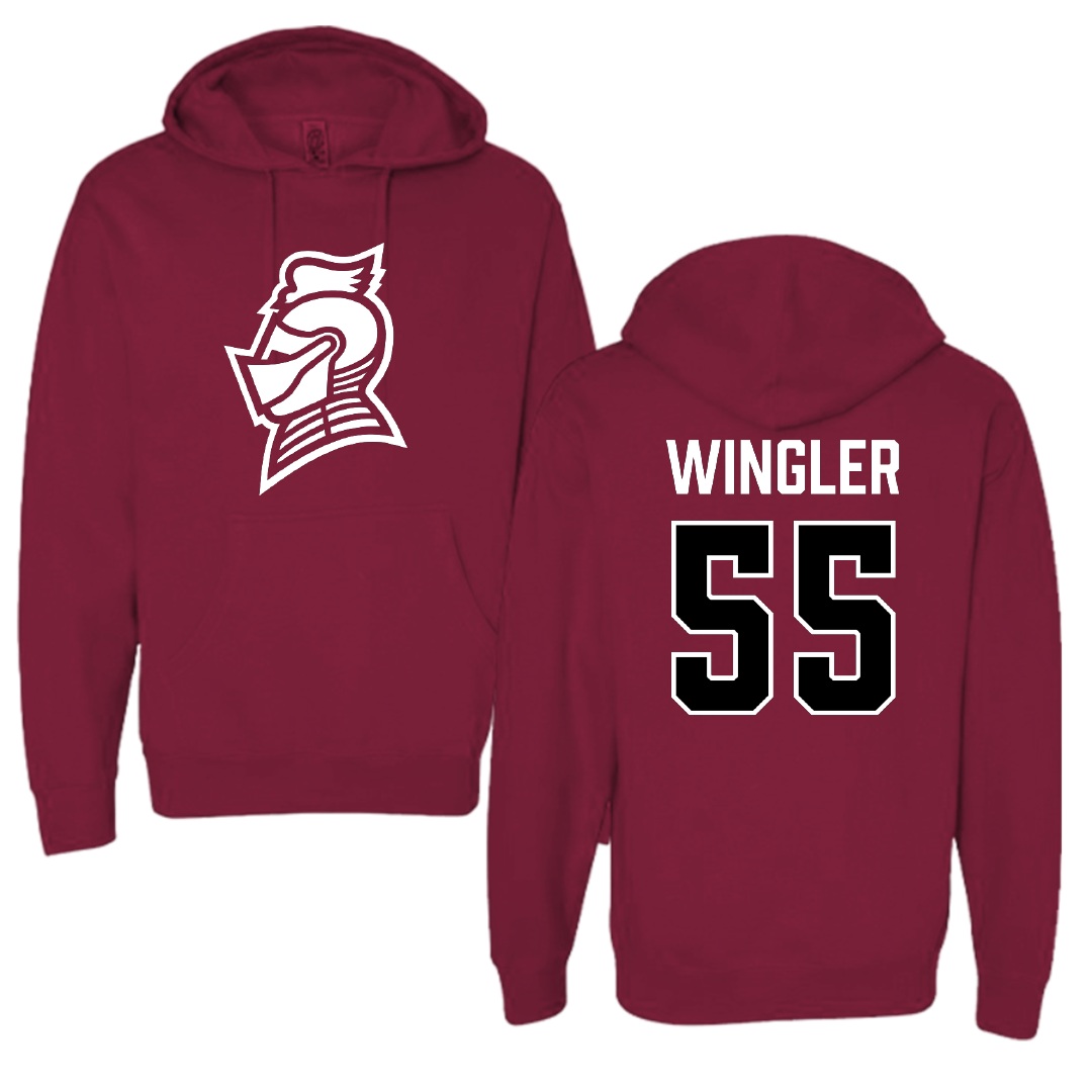 Bellarmine University Basketball (W) Maroon Hoodie - #55 Kendall Wingler