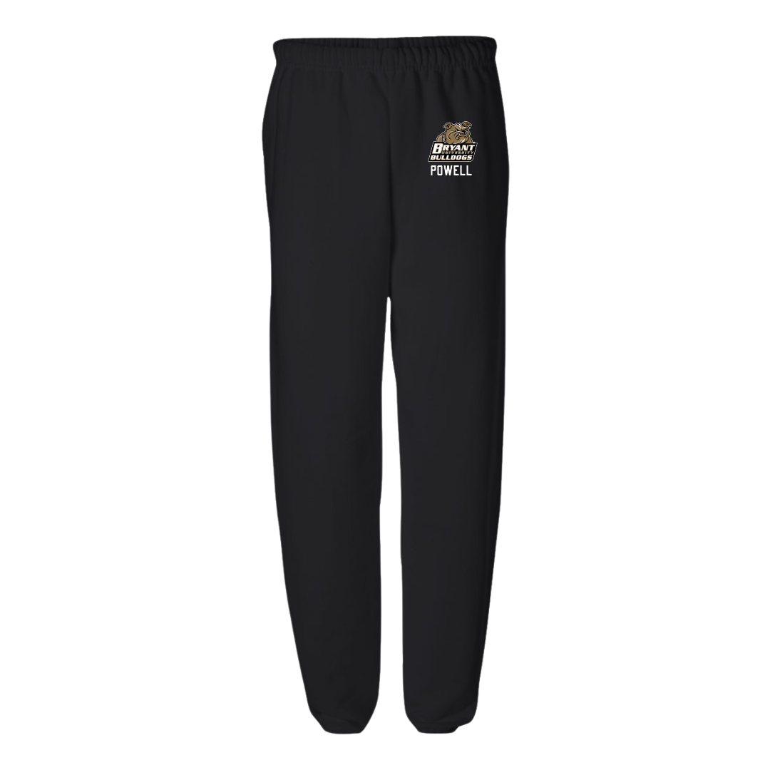 Bryant University Softball Black Sweatpants - #81 Lexi Powell